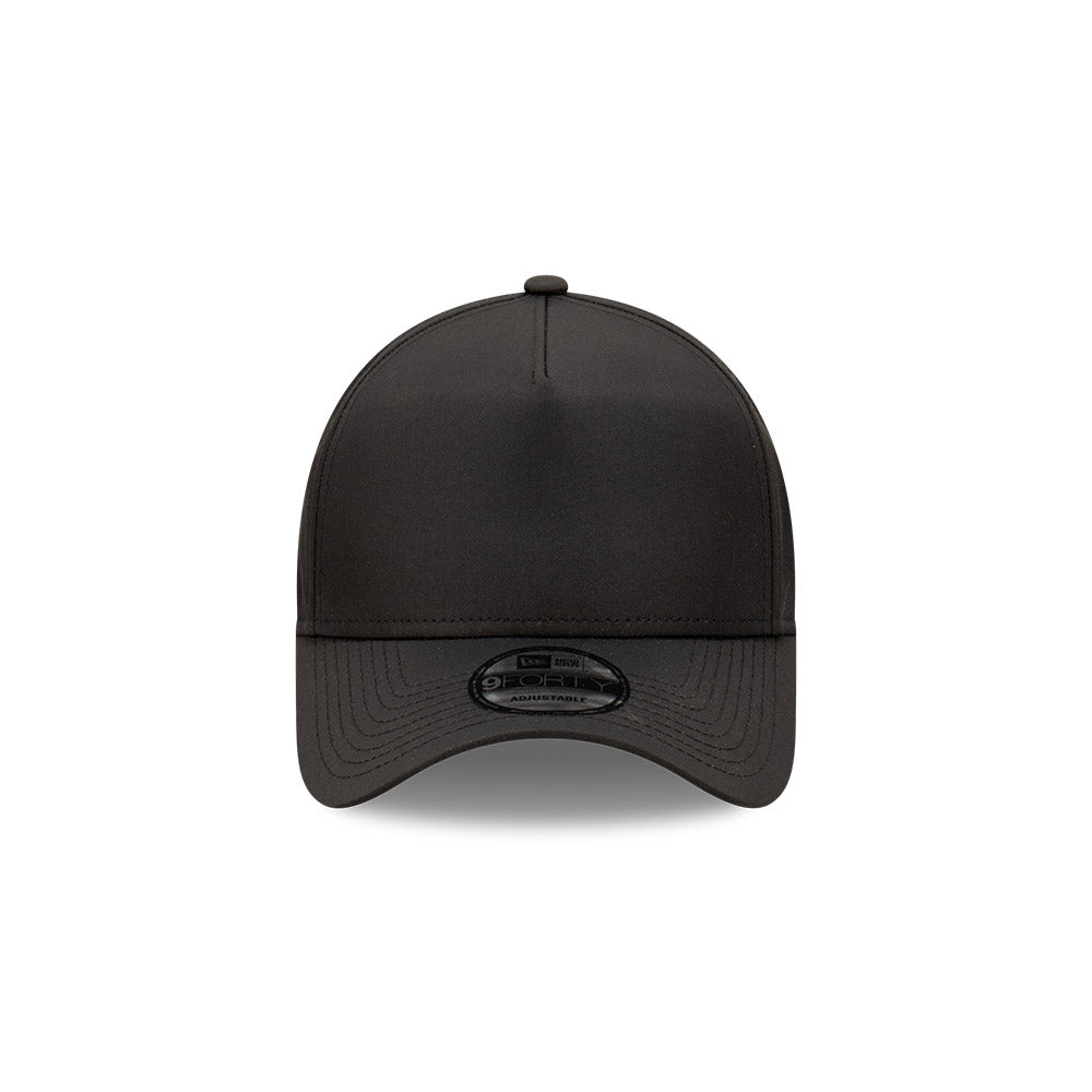 New Era Hat - Blank Essential Black 9Forty A-Frame Snapback Cap